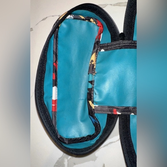 Vera Bradley Splash Floral RETIRED PRINT  Cosmetic Bag Travel Toiletry Bag - Picture 8 of 9